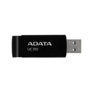 USB atmintinė ADATA  MEMORY DRIVE FLASH USB3.2 64GB/BLACK UC310-64G-RBK 
