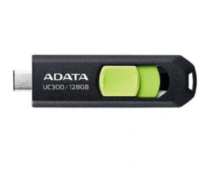 Mälupulk ADATA  MEMORY DRIVE FLASH USB-C 128GB/ACHO-UC300-128G-RBK/GN 