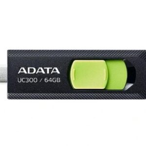 Mälupulk ADATA  MEMORY DRIVE FLASH USB-C 64GB/ACHO-UC300-64G-RBK/GN 