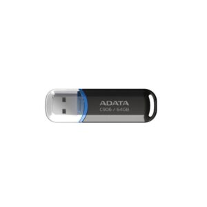 Mälupulk ADATA  MEMORY DRIVE FLASH USB2 64GB/BLACK AC906-64G-RBK A-DATA 