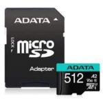 Other Computer Accessory ADATA  MEMORY MICRO SDXC 512GB W/AD./AUSDX512GUI3V30SA2-RA1 