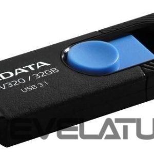 Mälupulk ADATA  MEMORY DRIVE FLASH USB3.1 32GB/BLACK AUV320-32G-RBKBL 