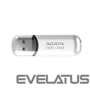 Flash drive ADATA  MEMORY DRIVE FLASH USB2 32GB/WHITE AC906-32G-RWH 