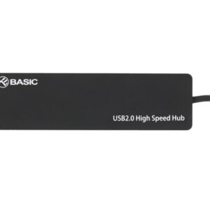 Lādēšanas ierīces un kabeļi Tellur  Basic USB Hub, 4 ports, USB 2.0 black 