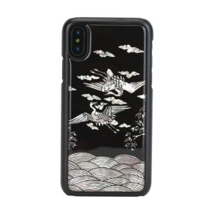 Maciņi Ikins Apple SmartPhone case iPhone XS/S crane black 