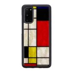 Dėklai Ikins Samsung case for Samsung Galaxy S20 mondrian black 
