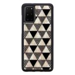 Cases Ikins Samsung case for Samsung Galaxy S20+ pyramid black 