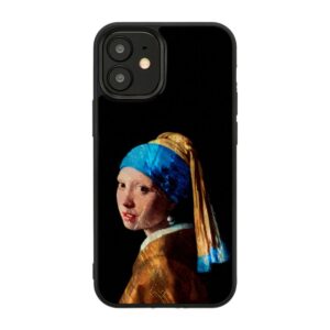 Maciņi Ikins Apple case for Apple iPhone 12 mini girl with a pearl earring 
