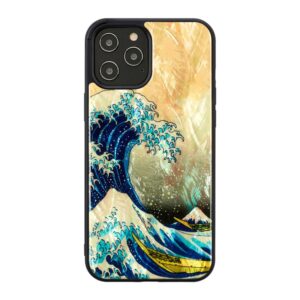 Dėklai Ikins Apple case for Apple iPhone 12 Pro Max great wave off 