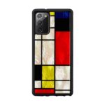 Dėklai Ikins  case for Samsung Galaxy Note 20 mondrian black 