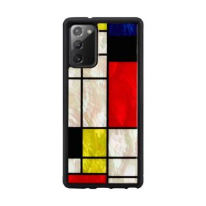 Maciņi Ikins  case for Samsung Galaxy Note 20 mondrian black 
