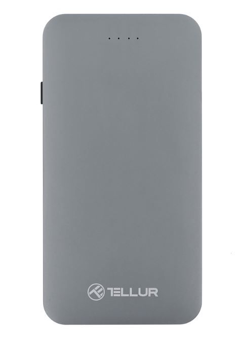 Väline aku Tellur Power Bank QC 3.0 Fast Charge, 5000mAh, 3in1 gray
