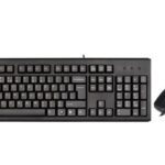 Kompiuterio klaviatūra A4Tech  Mouse & Keyboard KM-72620D 43774 Black