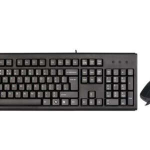 Arvuti klaviatuur A4Tech  Mouse & Keyboard KM-72620D 43774 Black