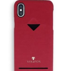 Maciņi VixFox Apple Card Slot Back Shell for Iphone X/XS ruby red 
