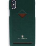 Cases VixFox Apple Card Slot Back Shell for Iphone XSMAX forest green 