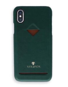 Dėklai VixFox Apple Card Slot Back Shell for Iphone XSMAX forest green 