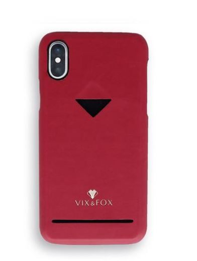 Ümbrised VixFox Card Slot Back Shell for Samsung S9 ruby red