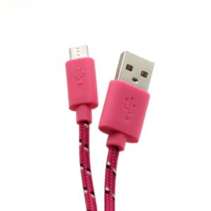 Laadijad ja juhtmed Sbox  USB->Micro USB 1M USB-1031P pink 