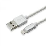 Cables and wires Sbox  USB 2.0 8 Pin IPH7-S silver 