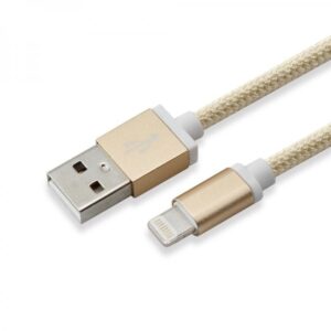 Cable Sbox  USB 2.0 8 Pin IPH7-G gold 