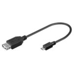 Helikaabel Sbox  USB A F.->MICRO USB M. 0.1M USB F-MICRO M 