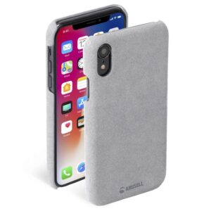 Dėklai Krusell Apple Broby Cover Apple iPhone XS Max light grey 