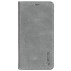 Knygos tipo dėklas dėklai Krusell Apple Sunne 4 Card FolioWallet Apple iPhone XS Max vintage grey 