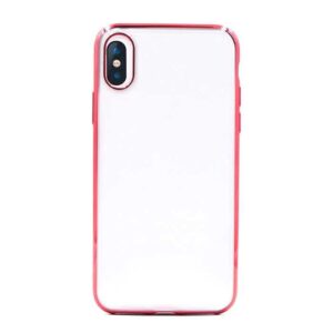 Dėklai Devia  Glitter soft case (TPU) iPhone XS/X(5.8) red 