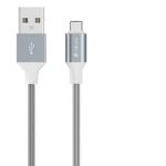 Įkrovikliai ir kabeliai Devia  Pheez Series Cable Set for Micro 3 Pack (25CM,1M,2M) gray 