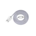 Laadijad ja juhtmed Devia  Fashion Series Cable for Lightning (MFi, 2.4A 1.2M) silver