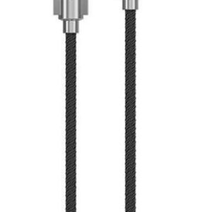 Laadijad ja juhtmed Devia  Storm Series Zinc Alloy Android cable (5V 2.1A,1M) black 