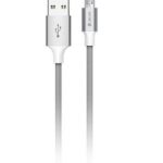 Įkrovikliai ir kabeliai Devia  Pheez Series Cable for Micro USB (5V 2.4A, 2M) grey 