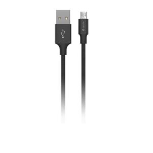 Adapteris Devia  Pheez Series Cable for Micro USB (5V 2.4A,25CM) black 