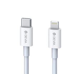 Laadijad ja juhtmed Devia  Smart Series PD Cable for Tyep-C to Lightning (MFI) 18W white