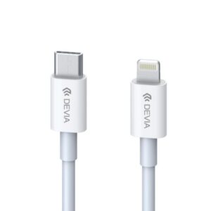 Laadijad ja juhtmed Devia  Smart Series PD Cable for Tyep-C to Lightning (MFI) 18W white