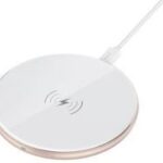 Cables and wires Devia  Comet series ultra-slim wireless charger white 