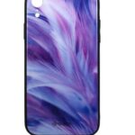 Dėklai Tellur Apple Cover Glass print for iPhone XR feather 
