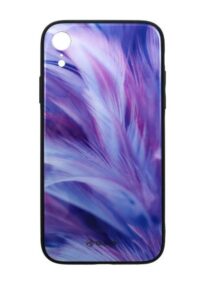 Cases Tellur Apple Cover Glass print for iPhone XR feather 