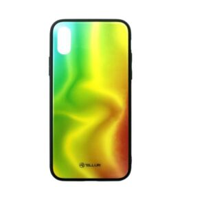 Cases Tellur Apple Cover Glass print for iPhone XS silk 