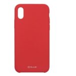 Back panel cover Tellur Apple Cover Liquide Silicone for iPhone XS red 