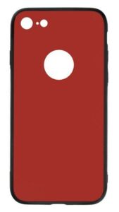 Dėklai Tellur Apple Cover Glass DUO for iPhone 8 red 