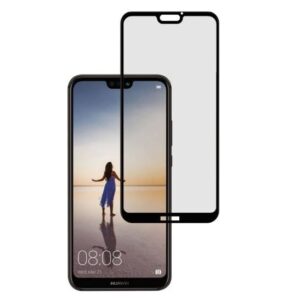 Aizsargstikli un plēves Tellur Huawei Tempered Glass 3D Case Friendly Full Glue for Huawei P20 Lite black 