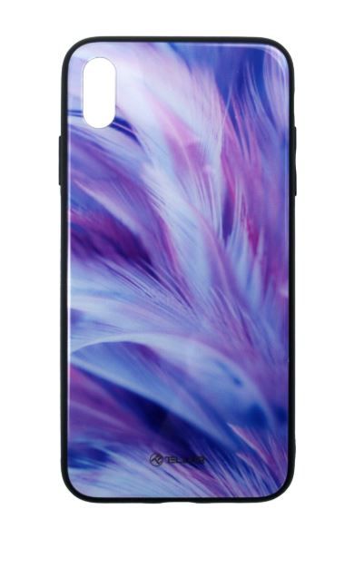 Ümbrised Tellur Apple Cover Glass print for iPhone XS MAX feather
