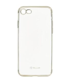 Cases Tellur Apple Cover Silicone Electroplated for iPhone 8 silver 