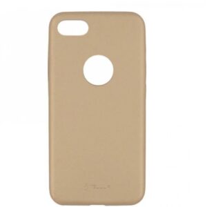 Maciņi Tellur Apple Cover Slim Synthetic Leather for iPhone 8 gold 