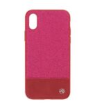 Ümbrised Tellur Apple Cover Synthetic Leather Glitter II for iPhone X/XS pink 