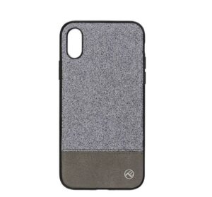 Ümbrised Tellur Apple Cover Synthetic Leather Glitter II for iPhone X/XS silver 