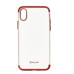 Cases Tellur Apple Cover Silicone Electroplated for iPhone X/XS red 