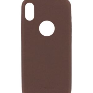 Maciņi Tellur Apple Cover Slim Synthetic Leather for iPhone X/XS brown 